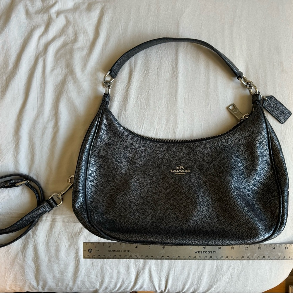 Coach Metallic Peable Leather